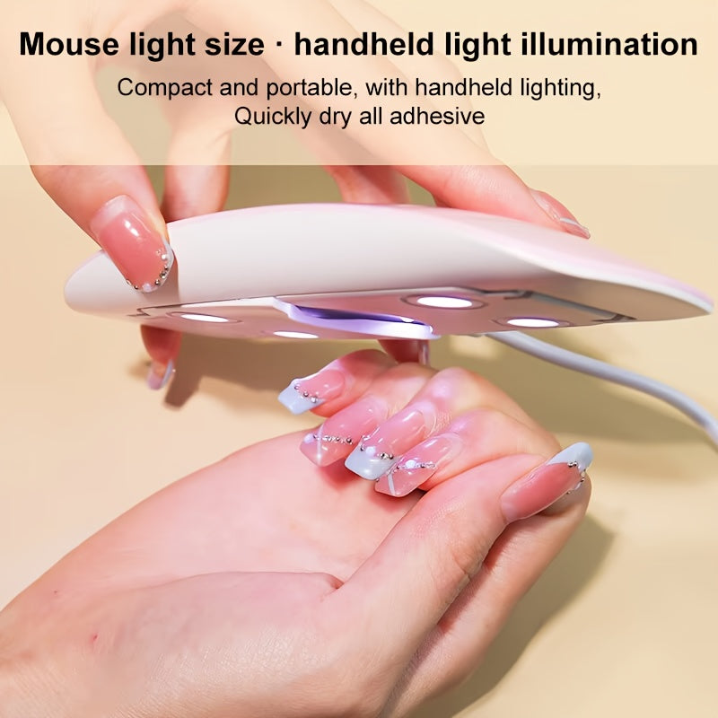 UV Led Lamp For Nails 6W Nail Lamp Light With Timer Stylish And Compact Design Pic 5