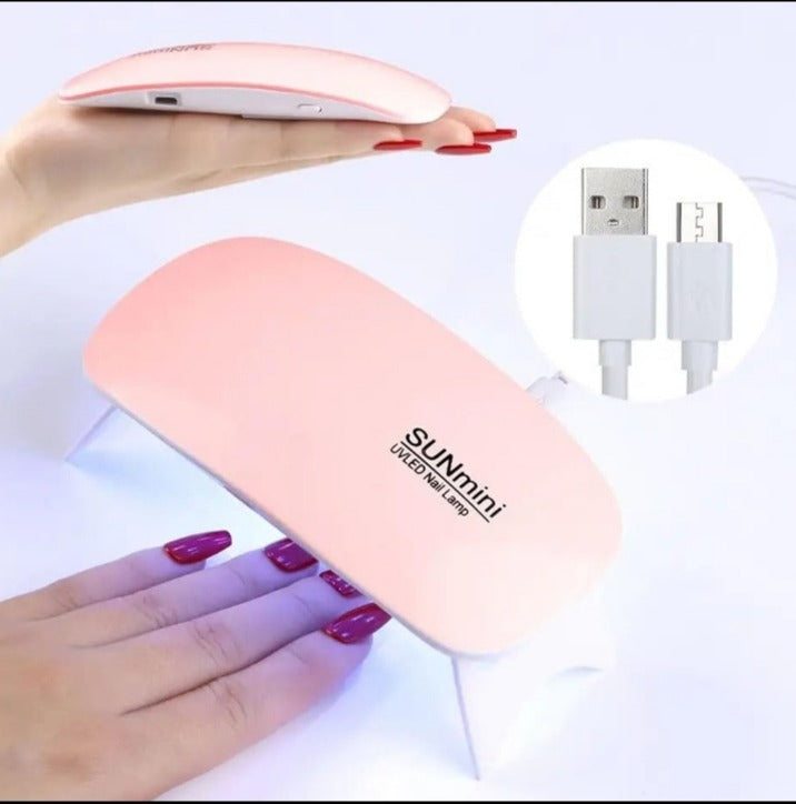 UV Led Lamp For Nails 6W Nail Lamp Light With Timer Stylish And Compact Design Pic 6