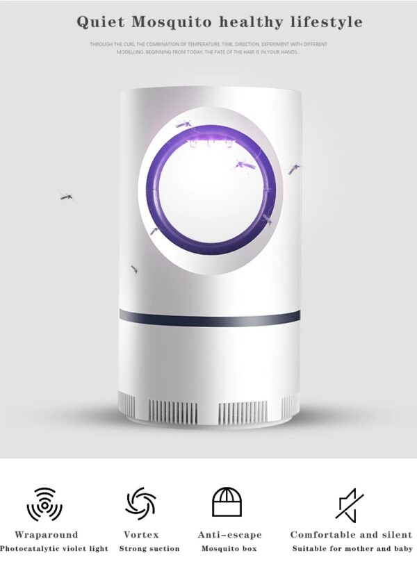 Uv Mosquito Killer Lamp | Electric Mosquito Trap | Electronic Mosquito Trapper Pic 3