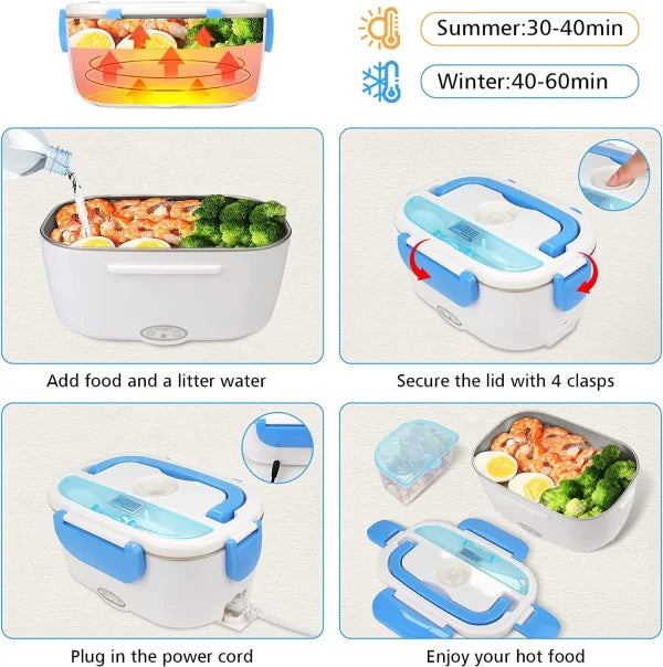 Waterproof Portable Electric Heating Lunch Box Pic 6