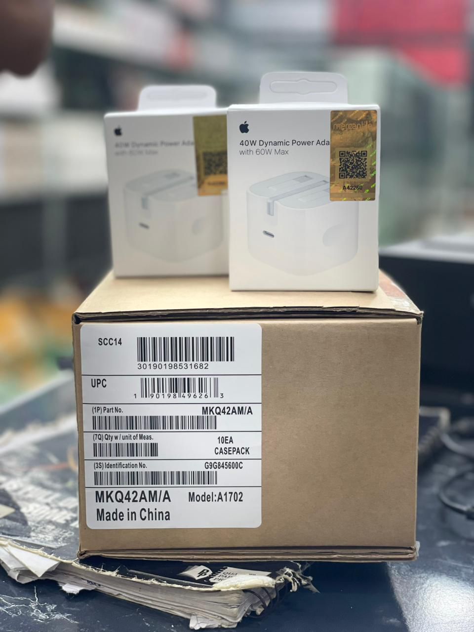 iPhone 3 Pin 40W Fast Charger | USB-C PD Power Adapter (Quality AA) Pic 2