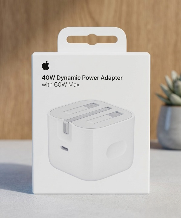 iPhone 3 Pin 40W Fast Charger | USB-C PD Power Adapter (Quality AA) Pic 3