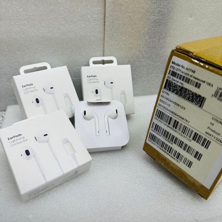 iPhone Lightning Wired Handfree Earphones Direct Connect No Bluetooth Required pic 2