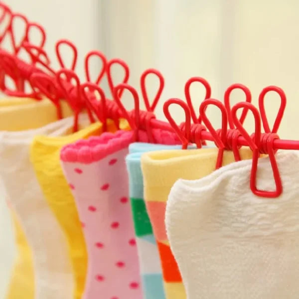 portable clothesline 185cm with 12 pcs Pic 4