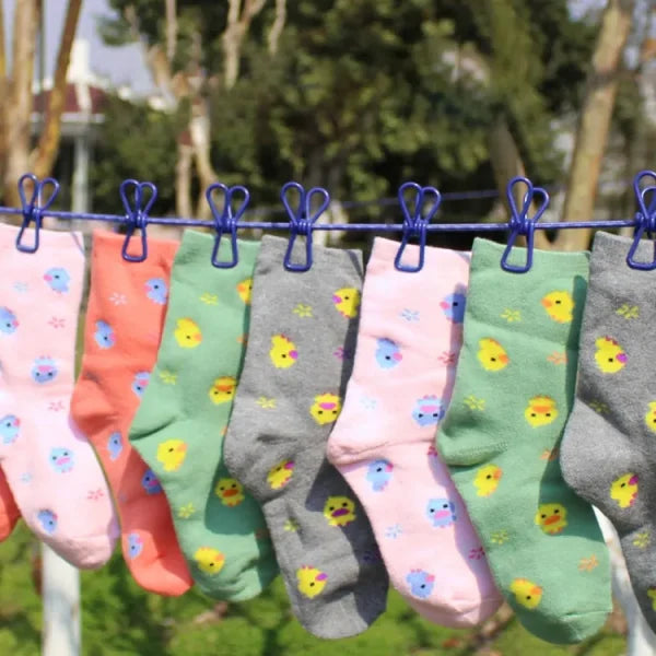portable clothesline 185cm with 12 pcs Pic 5