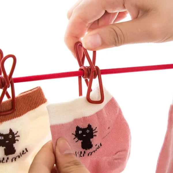 portable clothesline 185cm with 12 pcs Pic 7