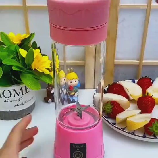 Fruit Blender USB Rechargeable Juice Maker Video