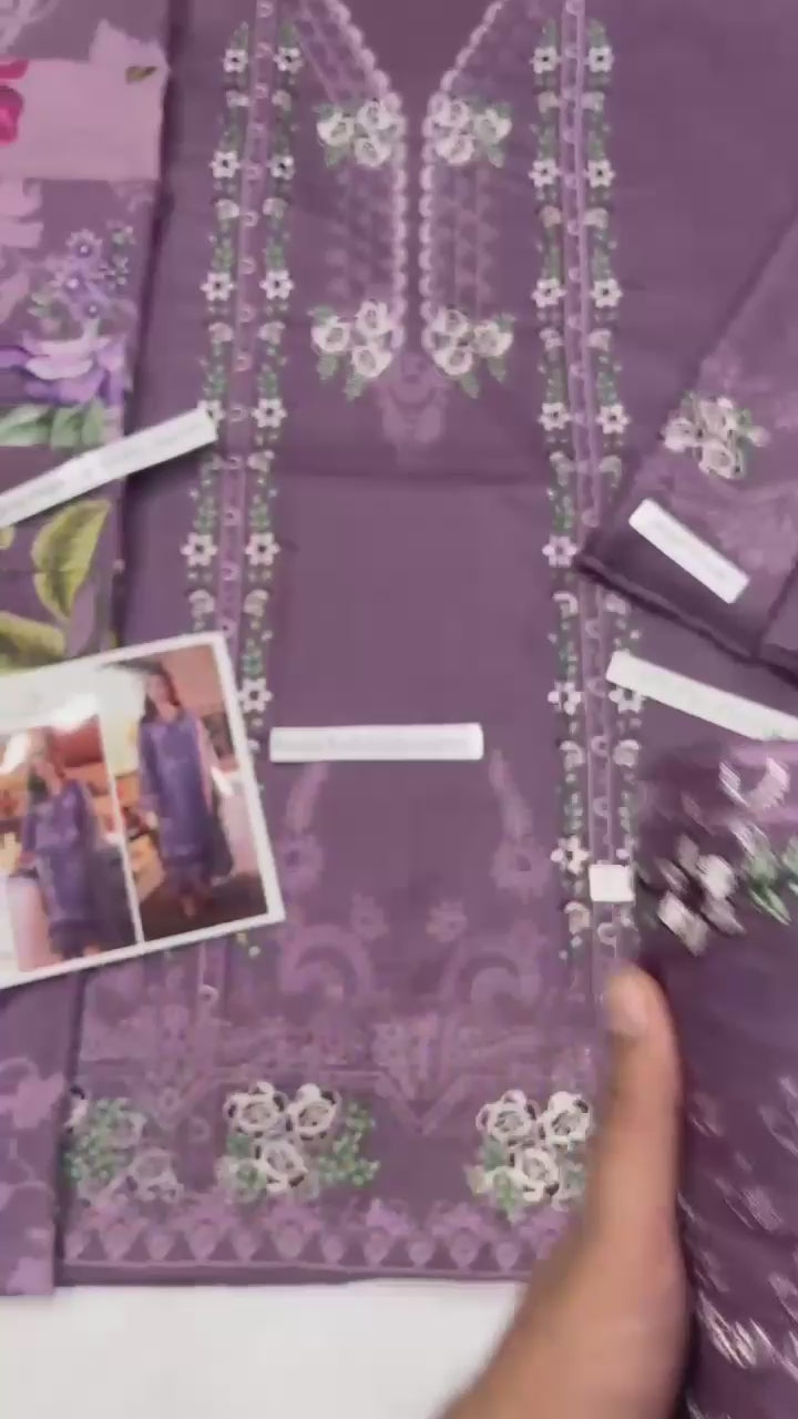 Airjet LAWN 9070 WITH DIGITAL PRINT VOIL DOBBY DUPATTA video