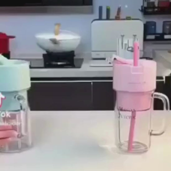 Professional Mini Juicer | USB Electric Portable Blender with Straw Video