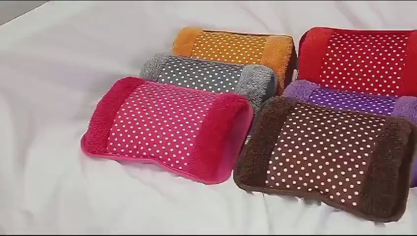 Electric Hot Water Heat Pad For Pain Relief Velvet Cloth Video
