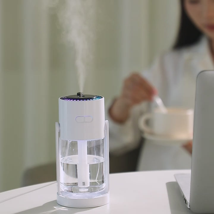 Sky Humidifier | Ultrasonic Air Humidifier & Aroma Diffuser | Cool Mist Maker for Fresh, Moist & Relaxing Room Atmosphere video2
