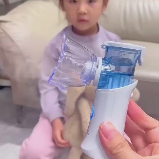 Portable Mesh Nebulizer Ultrasonic Inhaler Video2