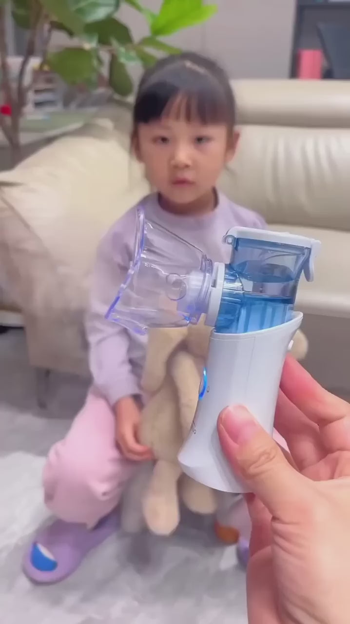 Portable Mesh Nebulizer Ultrasonic Inhaler Video2