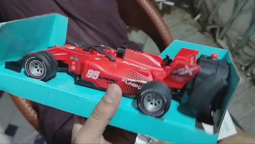 F1 Equation High-Speed RC Racing Car with Mist Spray Exhaust and LED Lights Video