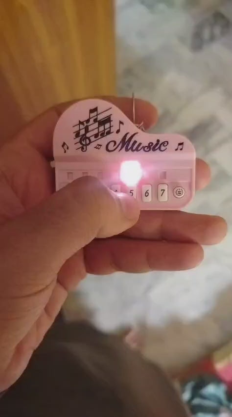 Mini Piano Keychain Musical Toy - Birthday & Party gift Video
