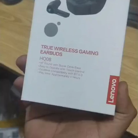 Professional Lenovo Hq08 Tws Gaming Earbuds Low Latency Hifi Sound video2