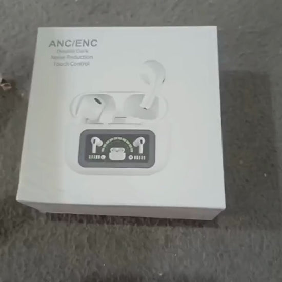 Airpods Pro A9 ANC ENC Double Dark Noise Reduction Bluetooth Wireless Earbuds With Battery Display video