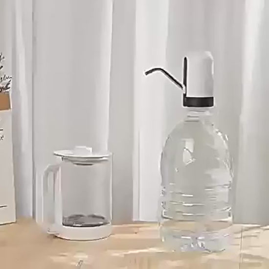 USB Rechargeable Automatic Water Bottle Pump  Dispenser with One-Touch Switch Pic 3
