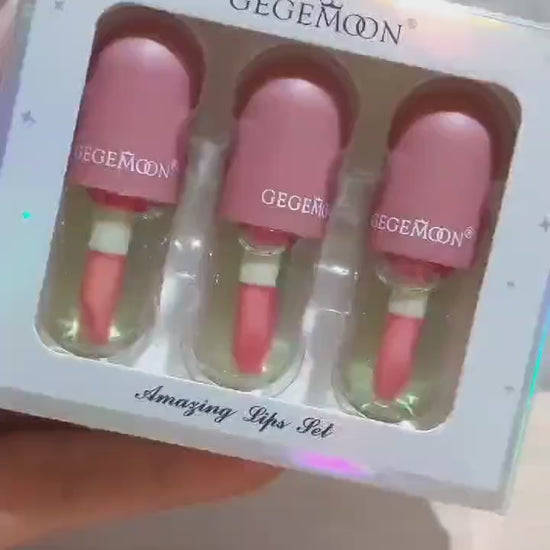 New Lip Gloss Capsule Lip Plumper Oil Shiny Video