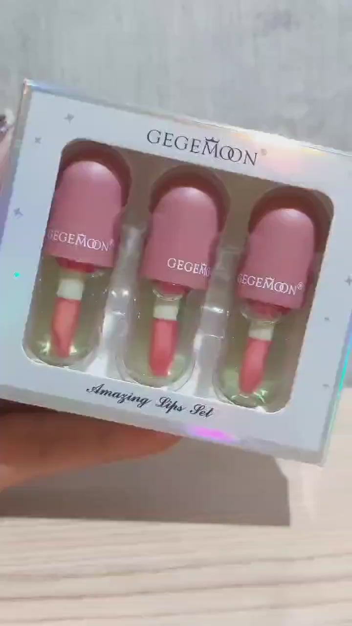 New Lip Gloss Capsule Lip Plumper Oil Shiny Video