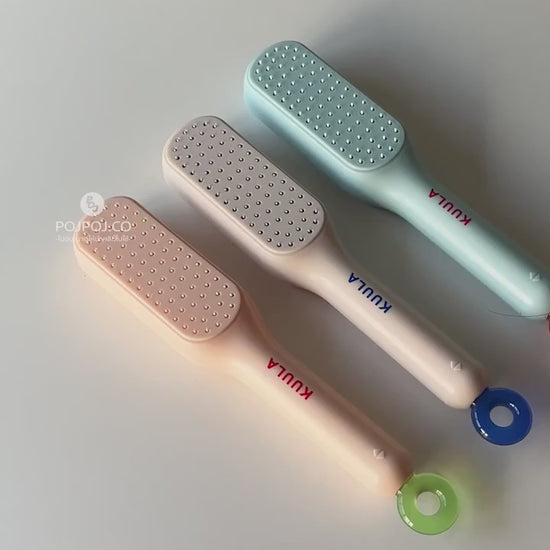 Self Cleaning tangled Hair Comb Video