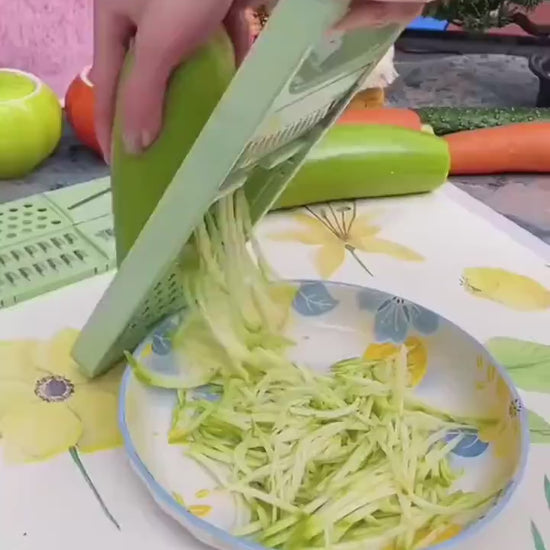 5-in-1 Multi-Functional Vegetable Slicer & Grater Video