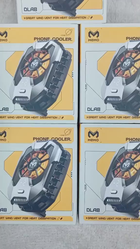 Phone Cooler with Real-Time Temperature Display Memo DLA8 Video