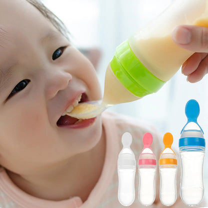 silicone baby feeding bottle